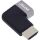 InLine HDMI Adapter, HDMI A Stecker / Buchse, 90° links, 8K UHD