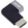 InLine HDMI Adapter, HDMI A Stecker / Buchse, 90° links, 8K UHD