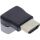 InLine HDMI Adapter, HDMI A Stecker / Buchse, 90° unten, 8K UHD