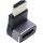 InLine HDMI Adapter, HDMI A Stecker / Buchse, 90° oben, 8K UHD