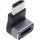 InLine HDMI Adapter, HDMI A Stecker / Buchse, 90° oben, 8K UHD