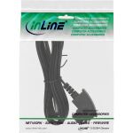 InLine DSL Kabel, TAE-F Stecker auf RJ45 8P2C, schwarz, 1 m