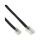 InLine Modularkabel, RJ45 zu RJ12 Stecker / Stecker, 6-adrig, 3m
