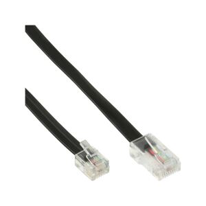 InLine Modularkabel, RJ45 zu RJ12 Stecker / Stecker, 6-adrig, 6m