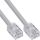 InLine Modular-Rundkabel RJ12, Stecker / Stecker, 6adrig, 6P6C, 1m
