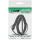 InLine Hörer Spiralkabel, RJ10 Stecker / Stecker, schwarz, max. 4m