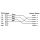 InLine TAE-F Kabel, 6pol/4adrig, für Import, TAE-F Stecker / RJ11 Stecker, 6m