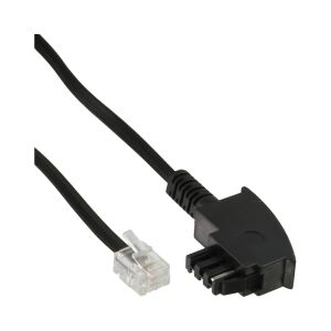 InLine TAE-F Kabel, für Telekom/Siemens-Geräte, TAE-F ST an RJ11 ST, 10m