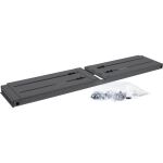 InLine 19" Rack zur Wandmontage, 2HE, 24-40 cm Tiefe, schwarz RAL9005