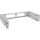 InLine 19" Rack zur Wandmontage, 2HE, 24-40 cm Tiefe, grau RAL7035