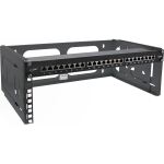 InLine 19" Rack zur Wandmontage, 4HE, 24-40 cm Tiefe, schwarz RAL9005