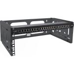 InLine 19" Rack zur Wandmontage, 4HE, 24-40 cm Tiefe, schwarz RAL9005