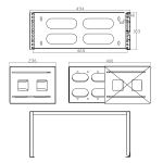 InLine 19" Rack zur Wandmontage, 4HE, 24-40 cm Tiefe, grau RAL7035