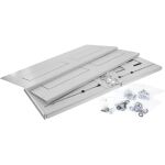 InLine 19" Rack zur Wandmontage, 4HE, 24-40cm Tiefe, mit Abdeckung, grau
