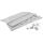 InLine 19" Rack zur Wandmontage, 4HE, 24-40cm Tiefe, mit Abdeckung, grau