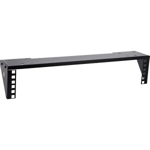 InLine 19" Rack zur Untertisch-Montage, 2HE, schwarz