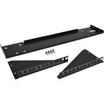 InLine 19" Rack zur Untertisch-Montage, 4HE, schwarz