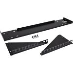 InLine 19" Rack zur Untertisch-Montage, 4HE, schwarz