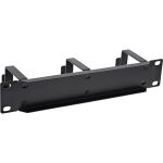 InLine 10" Kabelführungspanel, 3 Bügel, RAL 9005, schwarz