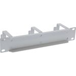 InLine 10" Kabelführungspanel, 3 Bügel, RAL 7035 grau