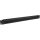 InLine 19" Kabel Durchführungsplatte mit Bürste, 1HE, RAL 9005 schwarz