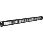 InLine 19" Blindplatte perforiert, 1 HE, RAL 9005 schwarz