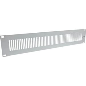 InLine 19" Blindplatte perforiert, 1 HE, RAL 7035 grau