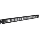 InLine 19" Blindplatte perforiert, 2 HE, RAL 9005 schwarz