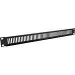 InLine 19" Blindplatte perforiert, 2 HE, RAL 9005 schwarz