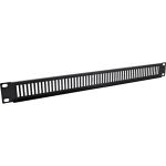 InLine 19" Blindplatte perforiert, 2 HE, RAL 9005 schwarz