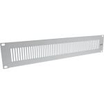 InLine 19" Blindplatte perforiert, 2 HE, RAL 7035 grau