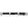 InLine 19" Kabel Durchführungsplatte mit 4 Bügel, 1HE, RAL 7035 grau