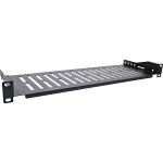 InLine 19" Fachboden, 150mm, 10kg, 1HE, RAL 9005 schwarz