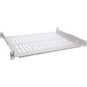 InLine 19" Fachboden, 350mm, 50kg, 1HE, RAL 7035 grau