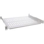 InLine 19" Fachboden, 350mm, 50kg, 1HE, RAL 7035 grau
