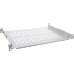 InLine 19" Fachboden, 350mm, 50kg, 1HE, RAL 7035 grau