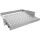 InLine 19" Fachboden ausziehbar, 350mm, 30kg, 2HE, RAL 7035 lichtgrau