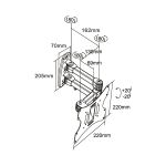 InLine Wandhalterung für TFT/LCD/LED/Plasma, 58-107cm (23-42"), max. 30kg