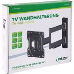 InLine Full-Motion TV Wandhalterung, 23–43 Zoll, bis 35 kg, schwarz