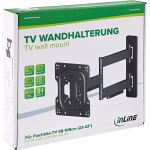 InLine Full-Motion TV Wandhalterung, 23–43 Zoll, bis 35 kg, schwarz