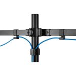InLine Tischhalterung, für 2x LCD-/LED-Display bis 81cm (32"), max. 9kg