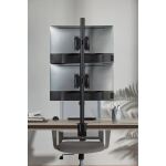 InLine Tischhalterung, für 2x LCD-/LED-Display bis 81cm (32"), max. 9kg