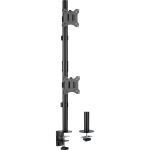 InLine Tischhalterung, für 2x LCD-/LED-Display bis 81cm (32"), max. 9kg