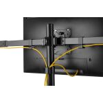 InLine Tischhalterung, für 3x LCD-/LED-Display bis 81cm (32"), max. 7kg