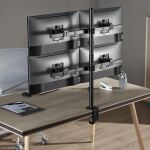 InLine Tischhalterung, für 4x LCD-/LED-Display bis 81cm (32"), max. 9kg