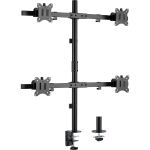 InLine Tischhalterung, für 4x LCD-/LED-Display bis 81cm (32"), max. 9kg