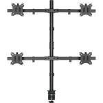 InLine Tischhalterung, für 4x LCD-/LED-Display bis 81cm (32"), max. 9kg