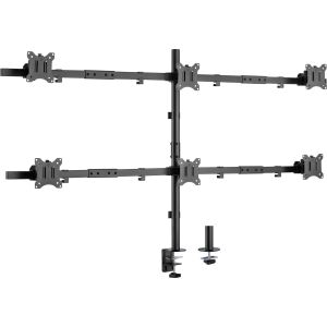 InLine Tischhalterung, für 6x LCD-/LED-Display bis 81cm (32"), max. 7kg