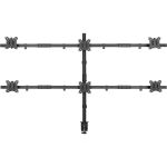 InLine Tischhalterung, für 6x LCD-/LED-Display bis 81cm (32"), max. 7kg