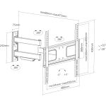 InLine Wandhalterung, für Display 81-140cm (32-55"), max. 50kg